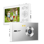 Best Gift for 2026 Christmas Super Thin 4K Card Digital Cameras 16X Zoom 2.8 Inch Screen Portable Traveling Digital Camera