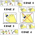 3pcs Fidget Toy Set Finger Magnetic Rings Colorful Adult Magnets Spinner Rings for Relieve Stress Anxiety Relief Therapy