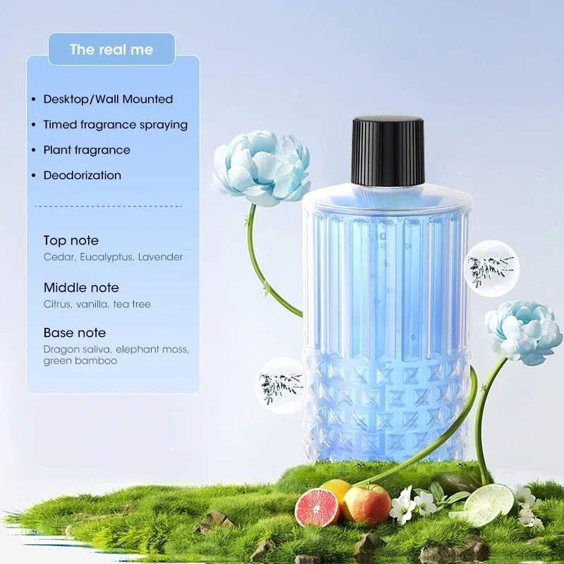 Mini Essential Oil Diffuser 5-Speed Air Humidifier Large Mist Freshener for Home and For Car Aromatherapy