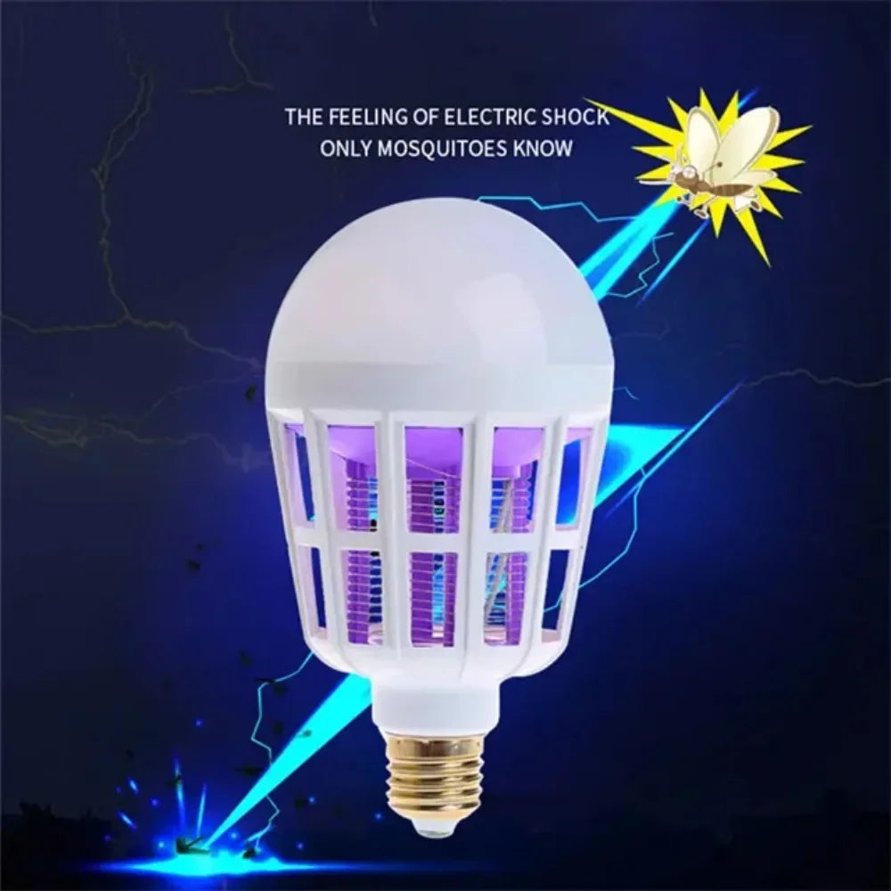 JOYINLED 1/2PCS Mosquito Trap E27 Lamp Perfect for Mosquitoes/Moths/Flies,Pest Control,Apartment Essentials,Household Gadgets