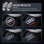 Car Accessories For Audi Quattr Q3 Q5 Q7 S3 S4 S5 S6 S7 A4 A5 A6 B6 B7 B8 C5 C6 C7 A7 A8 Led Emblem Lamp Car Door Welcome Lights
