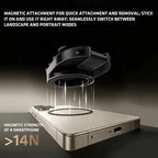 3 In1 Magnetic Foldable Phone Stand Universal 360 Rotation Desktop Mobile Holder With Suction Cups At The Bottom