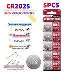 5-10PCS CR2032 CR2025 CR2016 LR41 LR44 LR626 LR1130 Button Battery 3V Lithium Battery For Watch Toy Calculator Car Remote Keys