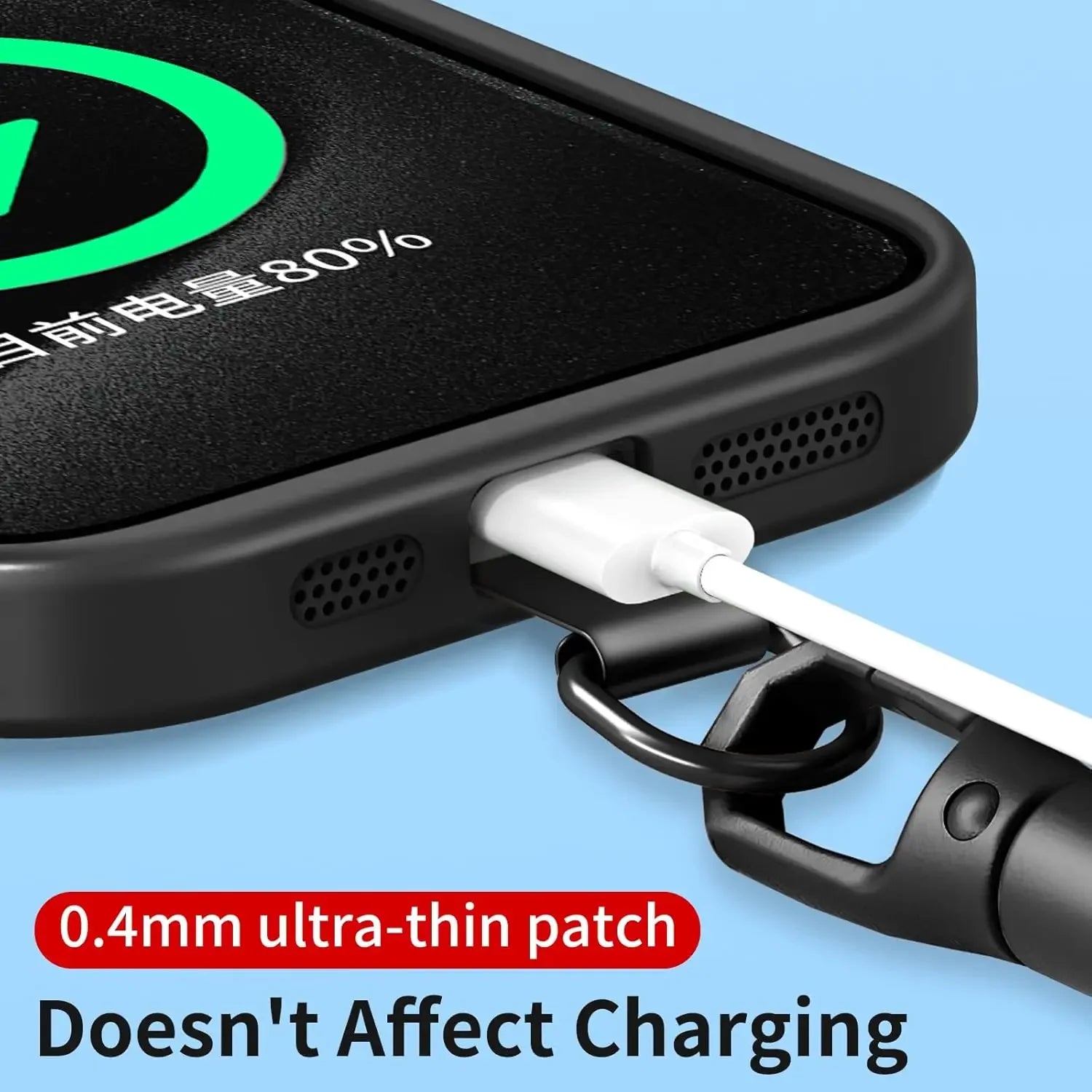 Universal Adjustable Mobile Phone Self-locking Anti-loss Lanyard for iPhone Samsung Short Wrist Strap Durable Cell Phone Strap