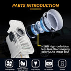 Car Accessories For Audi Quattr Q3 Q5 Q7 S3 S4 S5 S6 S7 A4 A5 A6 B6 B7 B8 C5 C6 C7 A7 A8 Led Emblem Lamp Car Door Welcome Lights
