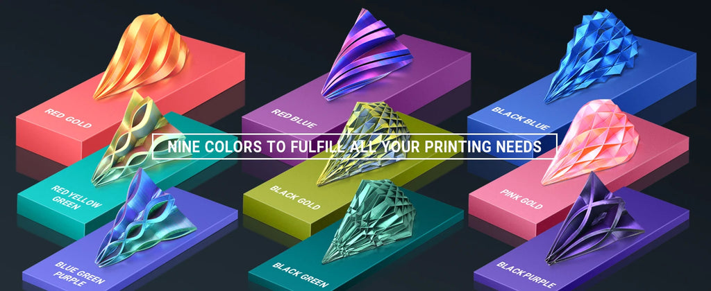 SUNLU PLA PLUS Silk 3D Printer Filament 1.75mm Double/Triple Tone Shiny Silk Textures Gradient Colors for Most FDM 3D Printers