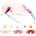 SCVCN Photochromic Cycling Sunglasses UV400 Cycling Glasses Sports Goggles Bicycle Eyewear Sunglasses Outdoor MTB Bike Glasses