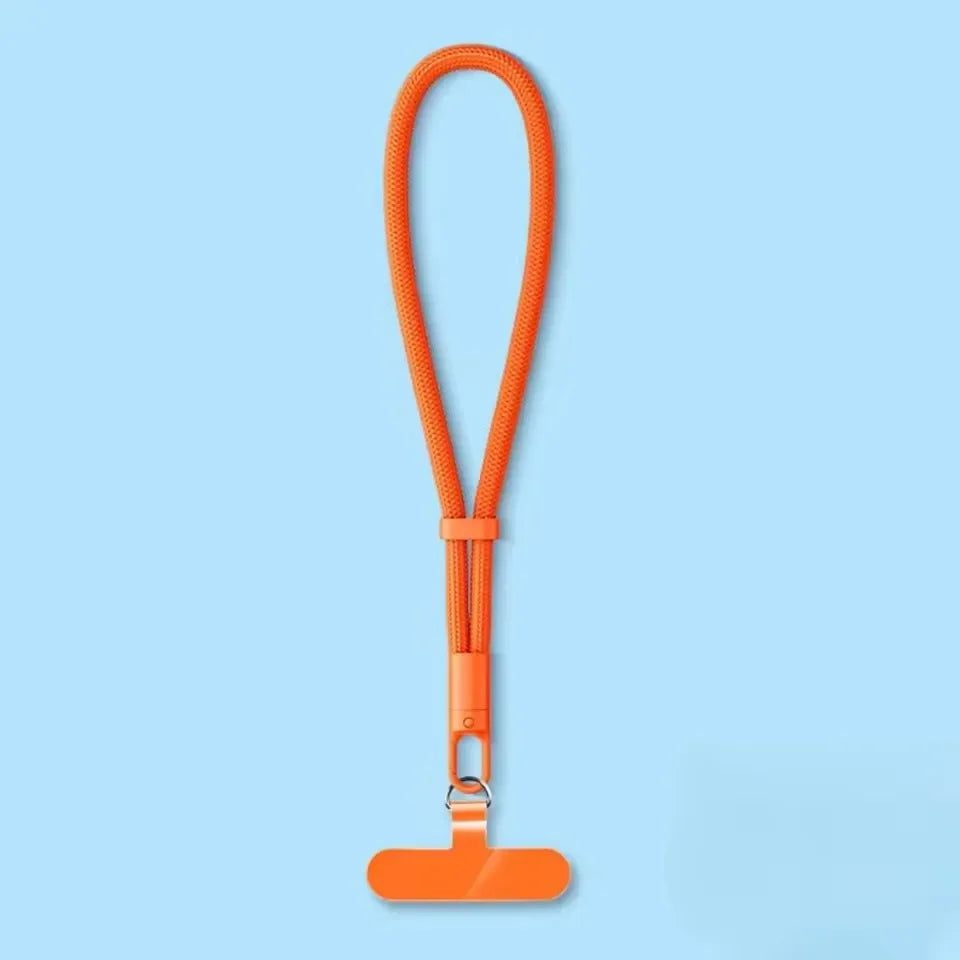 Universal Adjustable Mobile Phone Self-locking Anti-loss Lanyard for iPhone Samsung Short Wrist Strap Durable Cell Phone Strap