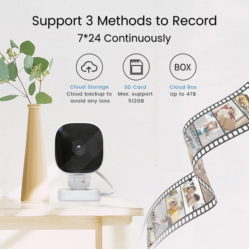 Smart Full HD Wireless Camera Wide-angle Motion Detection And Recorder Audio Video For Night Vision Home Safety Micro Camcorder