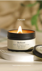 Black Tin Can Scented Aromatic Citronella Candles