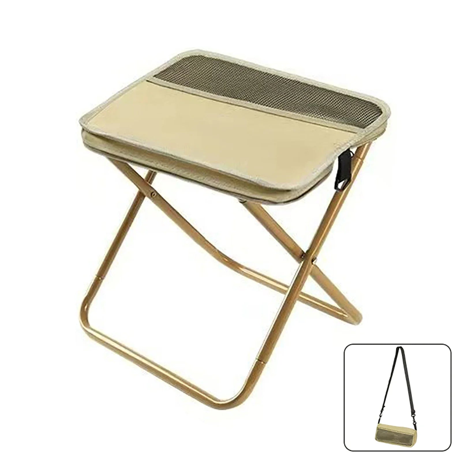 Foldable Backpack Stool Folding Chair for Fishing Travel