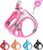 Soft mesh dog chest strap, suitable for training walks, adjustable dog vest, suitable for small and medium-sized dogs and cats