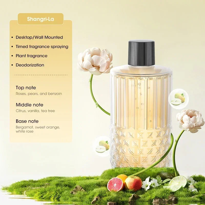 Mini Essential Oil Diffuser 5-Speed Air Humidifier Large Mist Freshener for Home and For Car Aromatherapy