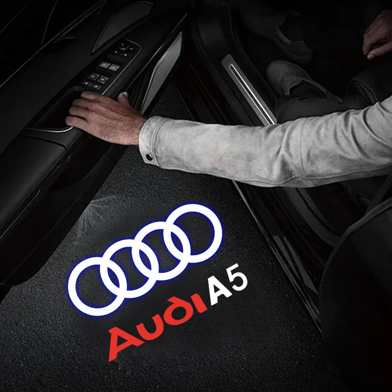 Car Accessories For Audi Quattr Q3 Q5 Q7 S3 S4 S5 S6 S7 A4 A5 A6 B6 B7 B8 C5 C6 C7 A7 A8 Led Emblem Lamp Car Door Welcome Lights