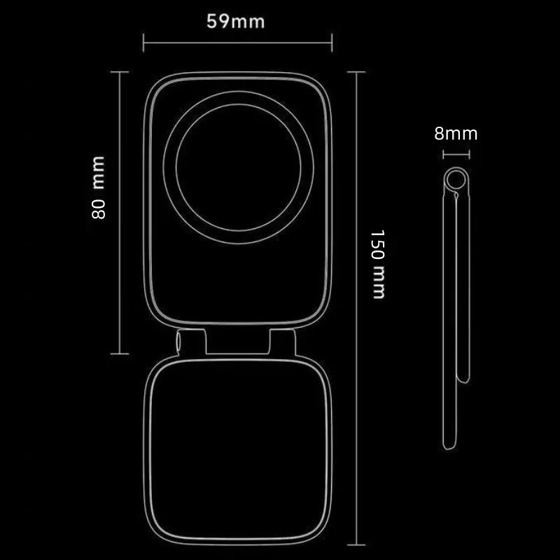 New Magnetic Car Phone Holder | Multifunctional Foldable Portable Anti-Shake Vehicle Navigation Mount
