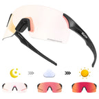 SCVCN Photochromic Cycling Sunglasses UV400 Cycling Glasses Sports Goggles Bicycle Eyewear Sunglasses Outdoor MTB Bike Glasses