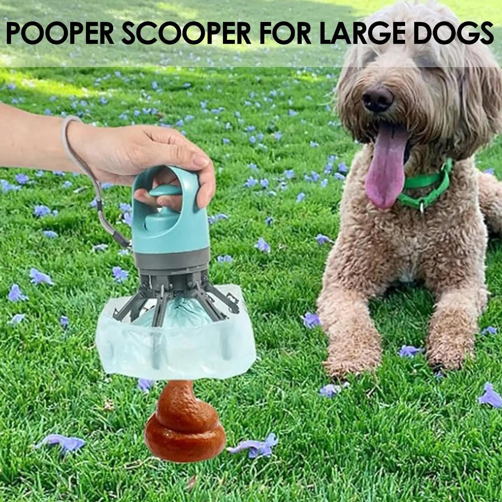 Claw Poop Scooper for Dogs - Portable Compact Pet Waste Cleaner