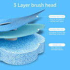 Disposable Toilet Bowl Cleaning Wand Kit Practical Toilet Bowl Brush with Replaceable Brush Head Multi-role Bathroom Accessories