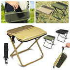 Foldable Backpack Stool Folding Chair for Fishing Travel