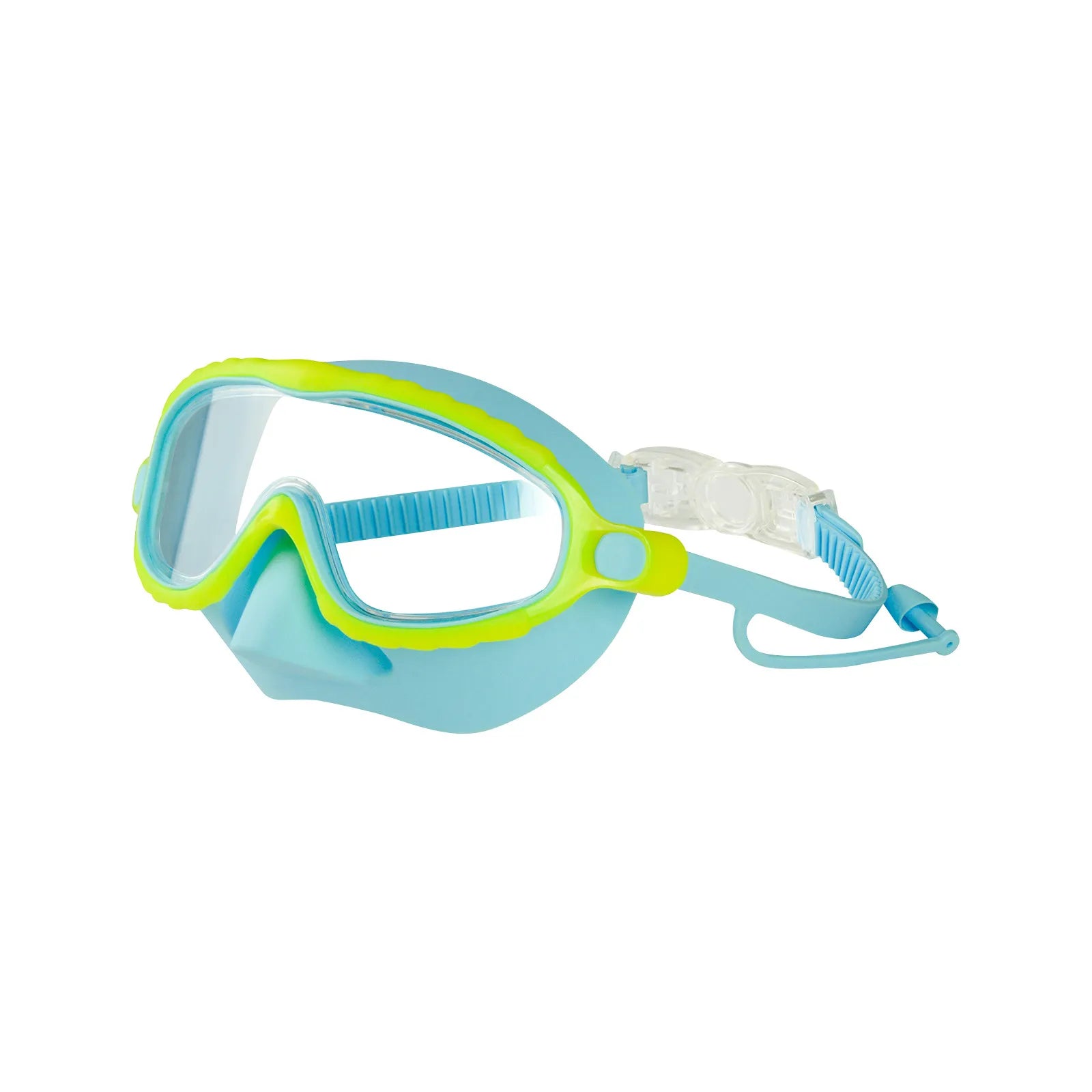 Children'S Swimming Goggles With Nose Cover, Wide Field Of View Diving Mask, Silicone Anti-Fog And Leak-Proof Large Format