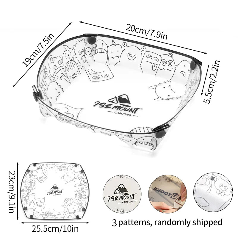 Outdoor Camping Picnic Tableware Ultralight Foldable Bowl Plate Cup Coffee Filter Multi-purpose Travel Camping Equipment посуда
