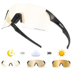 SCVCN Photochromic Cycling Sunglasses UV400 Cycling Glasses Sports Goggles Bicycle Eyewear Sunglasses Outdoor MTB Bike Glasses
