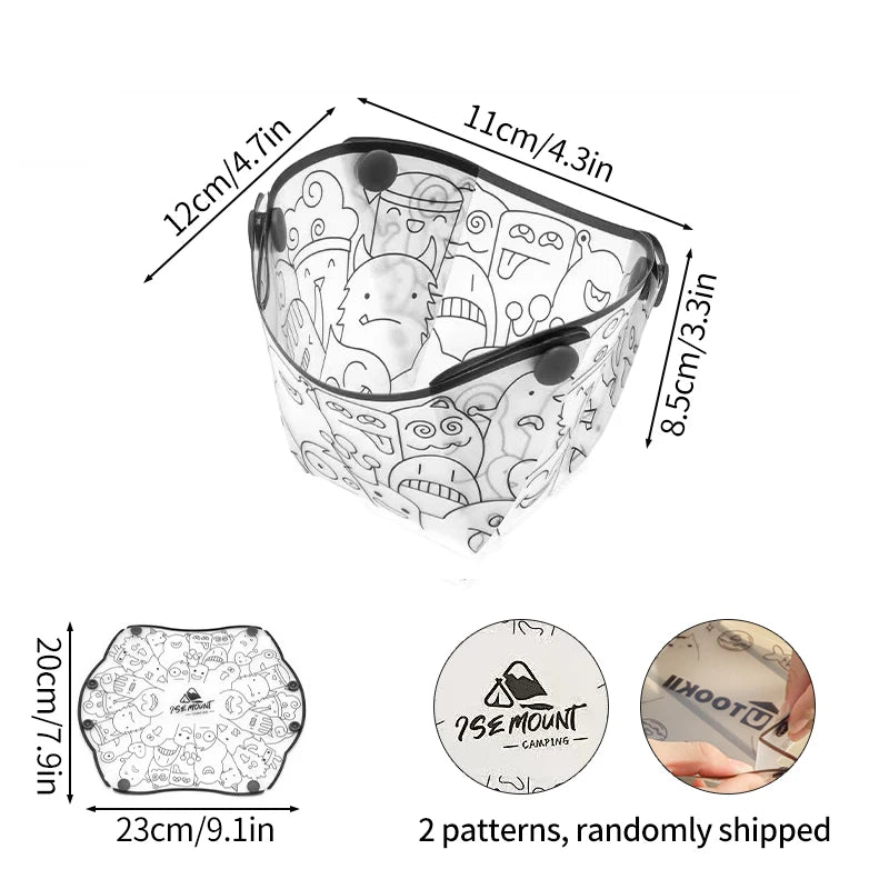 Outdoor Camping Picnic Tableware Ultralight Foldable Bowl Plate Cup Coffee Filter Multi-purpose Travel Camping Equipment посуда