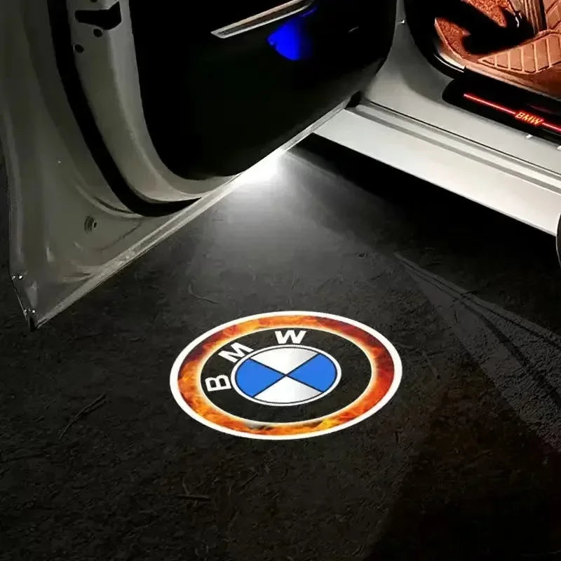 2/4PCS car LED welcome light is suitable for BMW X1-X6 series E81E82E87E88F20F21 20-18 projector G11 G12 G30 G31 G38 auto parts