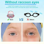 Children'S Swimming Goggles With Nose Cover, Wide Field Of View Diving Mask, Silicone Anti-Fog And Leak-Proof Large Format