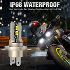 30000LM H4 Led Headlight Canbus Led H4 Auto Headlamp Turbo LED H4 9003 High Low Beam Headlight Bulb 12V 24V 6500K