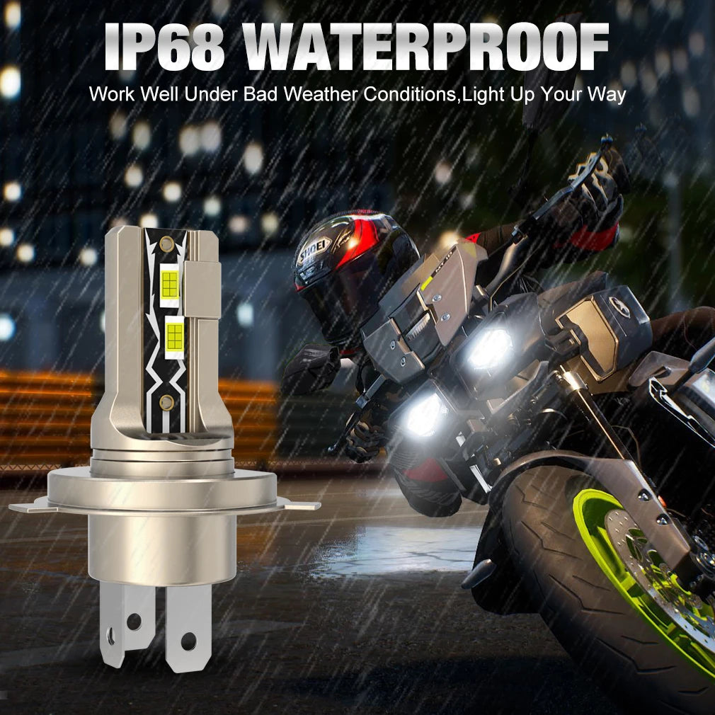 30000LM H4 Led Headlight Canbus Led H4 Auto Headlamp Turbo LED H4 9003 High Low Beam Headlight Bulb 12V 24V 6500K