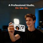 COMITOK MOCA iPhone Camera Assistant,1Click Lens Flip Shutter Grip/Detachable charging remote control+Optional Fill Light/Mirror