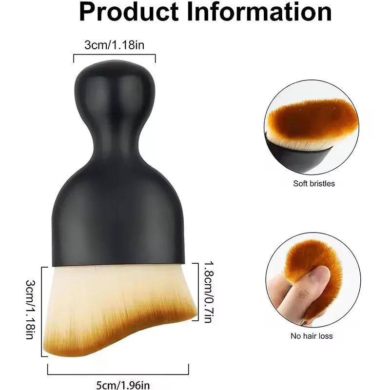 Car Air Vent Cleaning Soft Brush with Casing Car Interior Cleaning Tool Artificial Car Brush Car Crevice Dusting Car Detailing