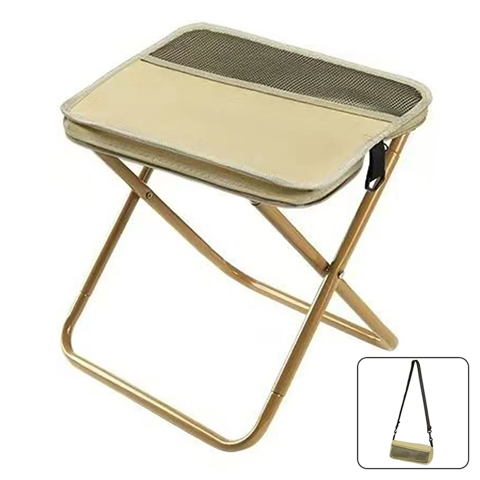 Foldable Backpack Stool Folding Chair for Fishing Travel