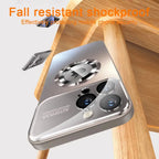 Luxury Glass Camera For Magesafe Magnetic Wireless Charge Case For iPhone 17 16 13 14 15 11 12 Pro Max Air Plus Shockproof Cover