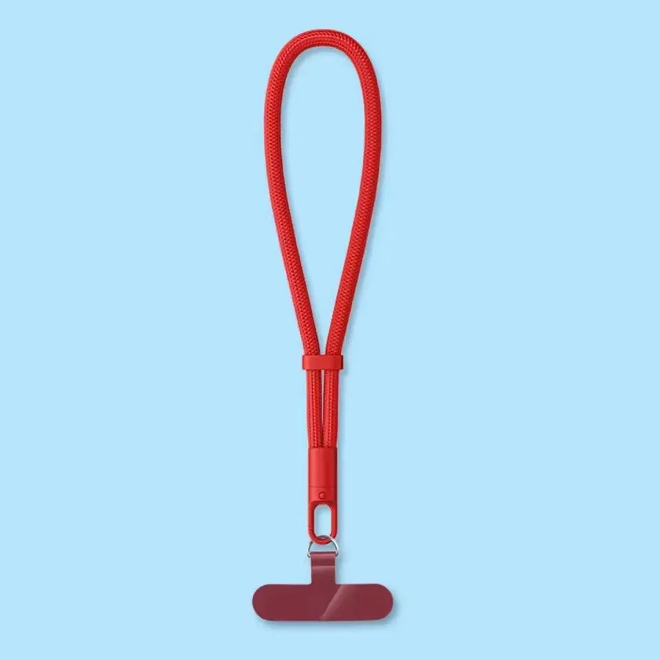 Universal Adjustable Mobile Phone Self-locking Anti-loss Lanyard for iPhone Samsung Short Wrist Strap Durable Cell Phone Strap