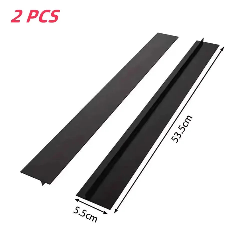 Silicone Gap Strip, Kitchen Gas Stove Sealing Strip, Kitchen Anti-Oil Anti-Stain Strip, Silicone Seal Insert Strip