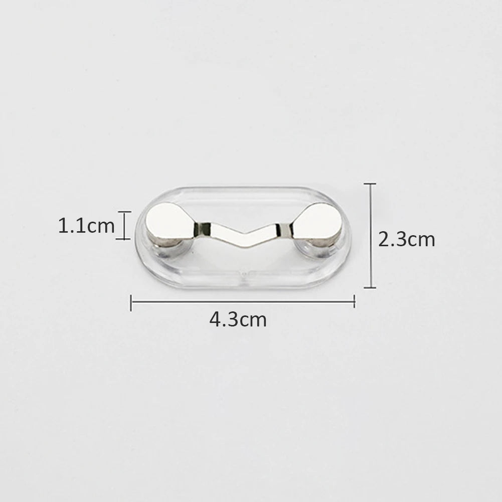 Fashion Multi-function Portable Clothes Clip Buckle Magnet Glasses Headset Line Clips Magnetic Hang Eyeglass Holder Pin Brooches