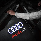 Car Accessories For Audi Quattr Q3 Q5 Q7 S3 S4 S5 S6 S7 A4 A5 A6 B6 B7 B8 C5 C6 C7 A7 A8 Led Emblem Lamp Car Door Welcome Lights