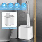18/36Pcs Toilet Brush With Disposable Replacement Head Kits Upgrade Long Handle Bathroom Cleaning Brush For Home Wc Accessories