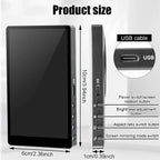 Wireless Vlog Mobile magnetic selfie screen using phone rear camera for Selfie Vlog or Live Stream Compatible.