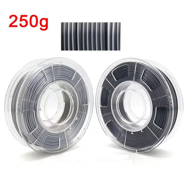Dual Color Filament Silk PLA 1.75mm 1kg 500g 250g 3D Printer Plastic Material Two Colors Filament PLA Black Red Green Bundle New