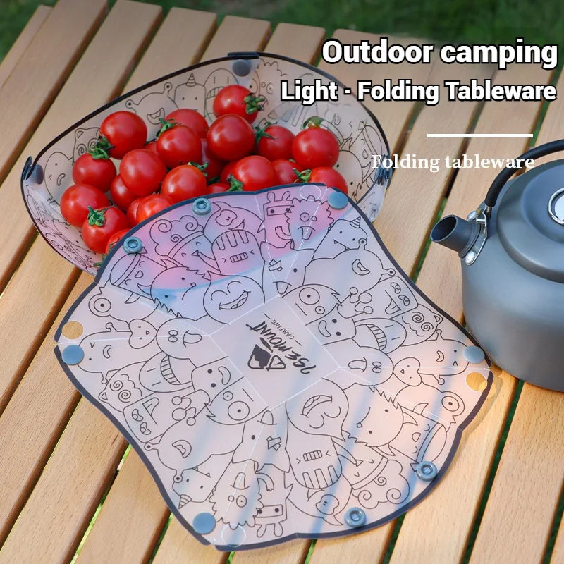 Outdoor Camping Picnic Tableware Ultralight Foldable Bowl Plate Cup Coffee Filter Multi-purpose Travel Camping Equipment посуда