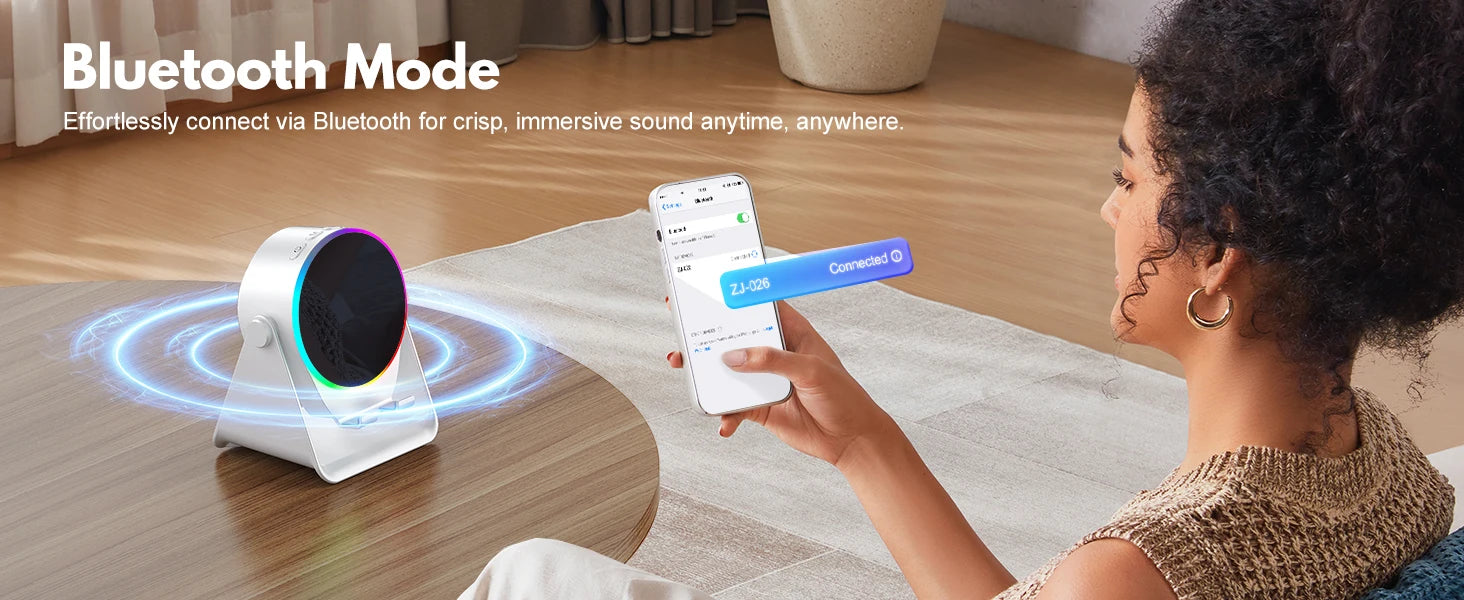 5 In 1 RGB Powerful Bluetooth Wireless Speaker Mobile Phone Stands Portable HIFI Sound Subwoofer Boombox Magnetic Tablet Brack