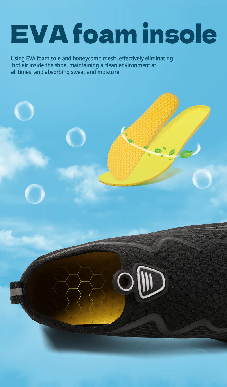 Summer Quick-Drying Beach Water Shoes Unisex Swimming Aqua Slippers Outdoor Activities Surfing on The Sea Five Finger Sandals