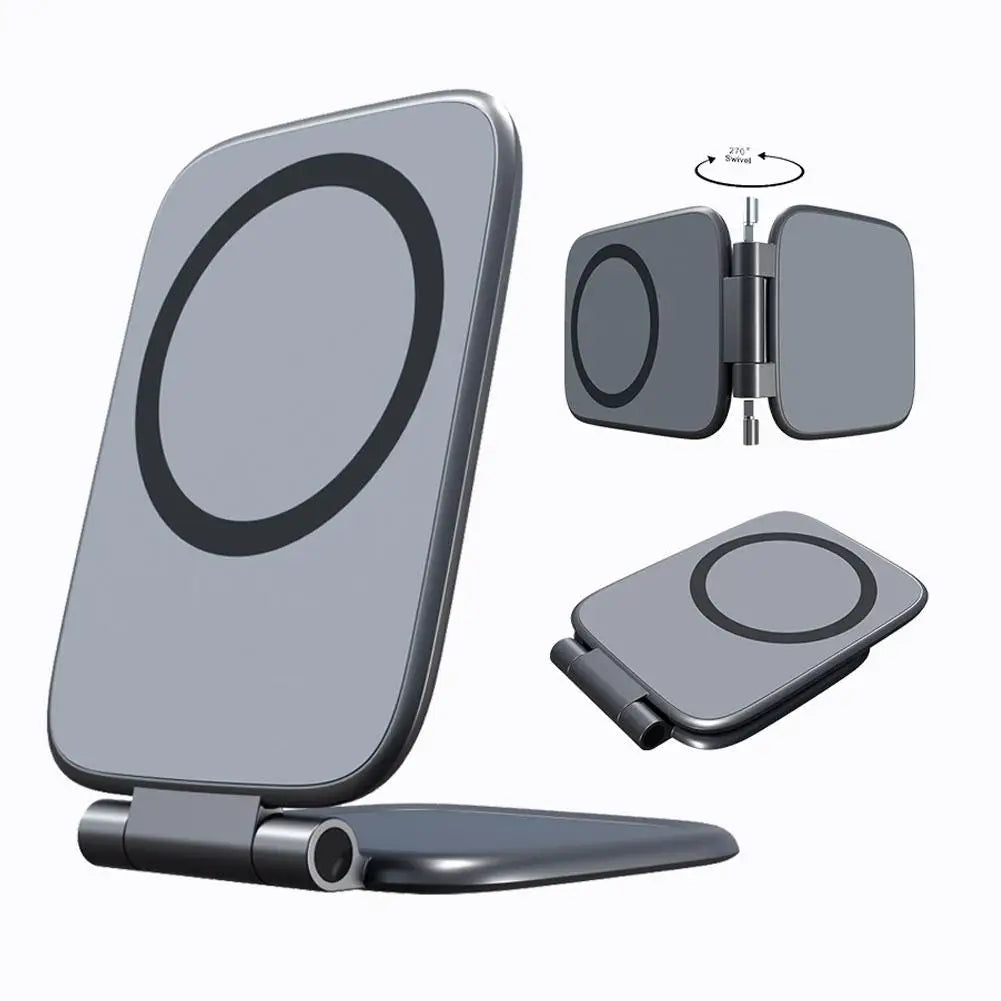 2026 New Car Dual Side Magnetic Ultrathin Phone Holder Foldable Anti-shake Navigation Vehicle Mounted Mobile Stand ﻿