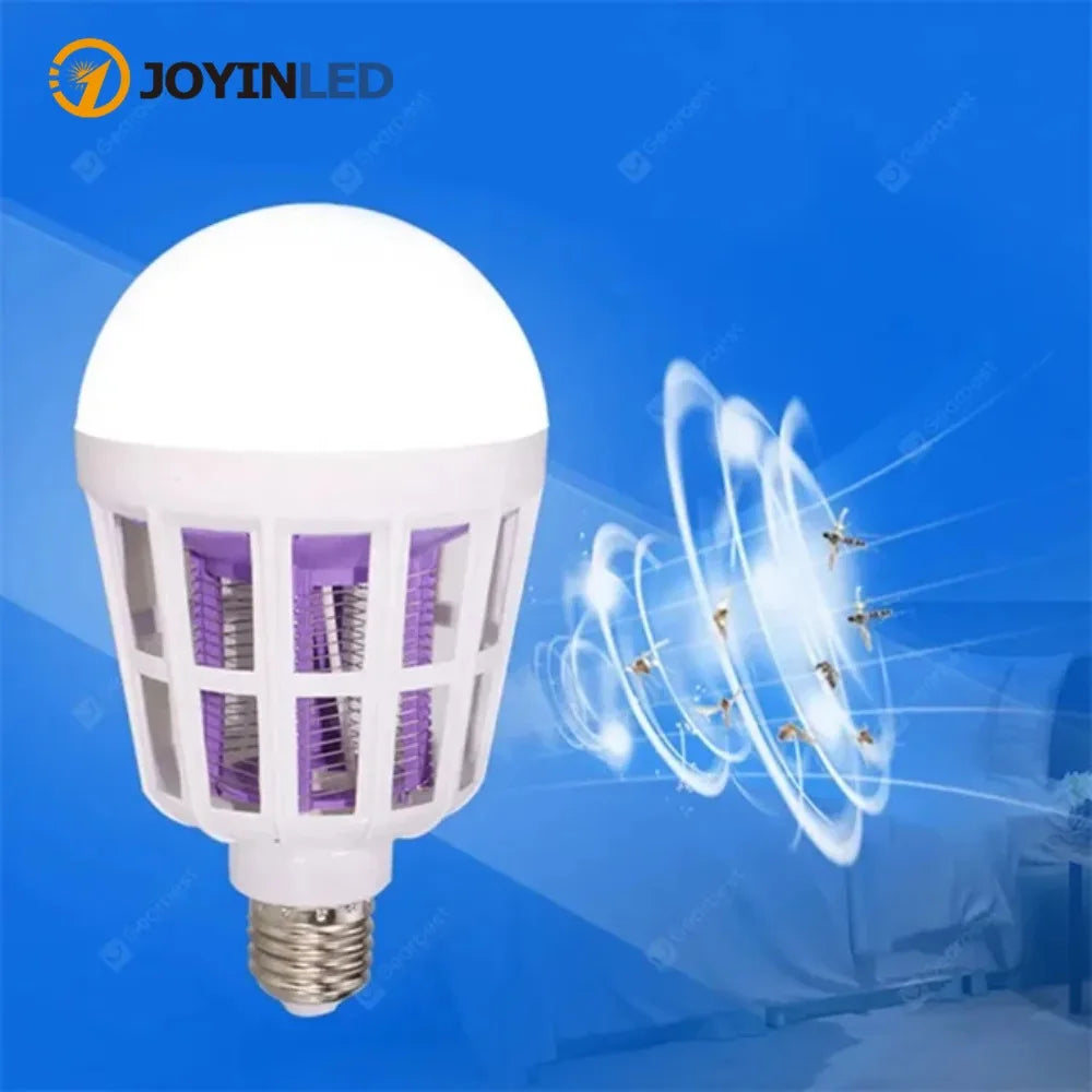 JOYINLED 1/2PCS Mosquito Trap E27 Lamp Perfect for Mosquitoes/Moths/Flies,Pest Control,Apartment Essentials,Household Gadgets