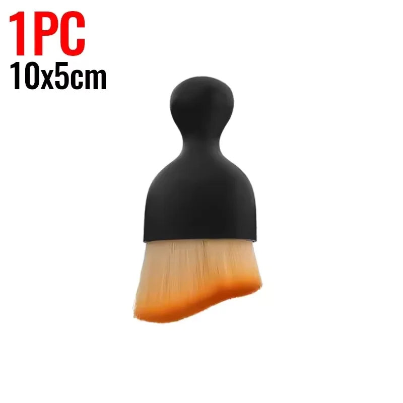 Car Air Vent Cleaning Soft Brush with Casing Car Interior Cleaning Tool Artificial Car Brush Car Crevice Dusting Car Detailing