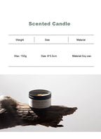 Black Tin Can Scented Aromatic Citronella Candles