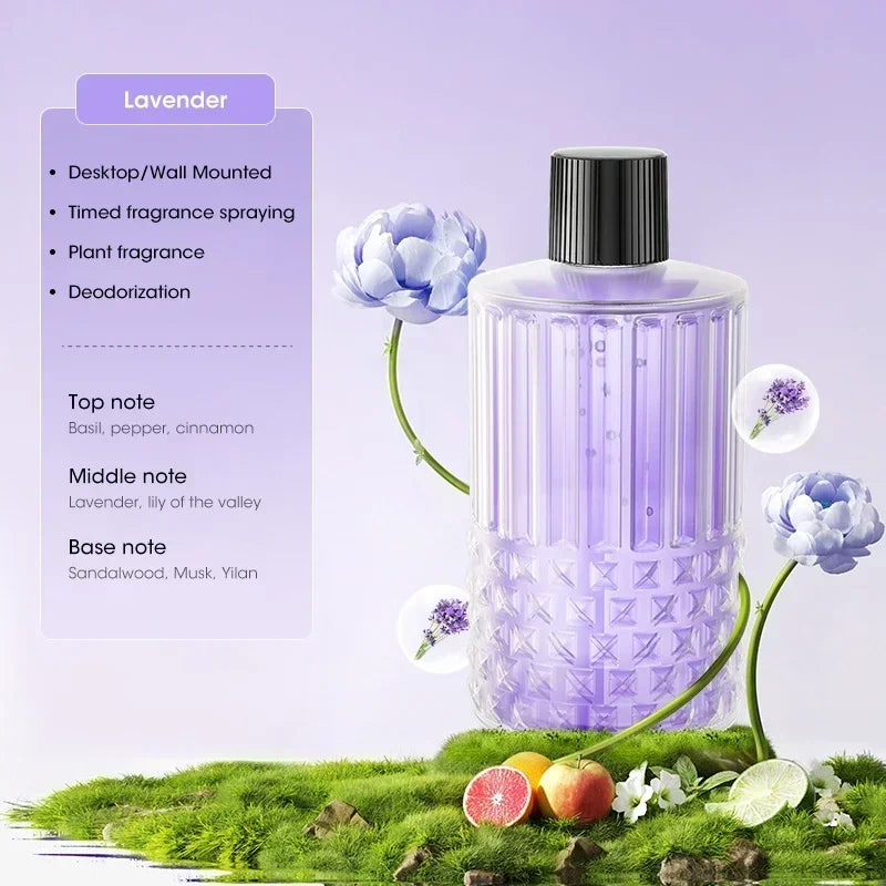 Mini Essential Oil Diffuser 5-Speed Air Humidifier Large Mist Freshener for Home and For Car Aromatherapy